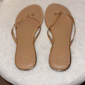 New York & Company Women's Beige Sandals
